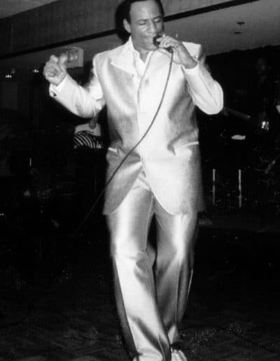 Mike Boyd in his Signature Gold Suit