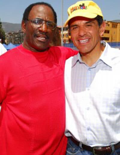 Mike Boyd and Mayor Villaraigosa